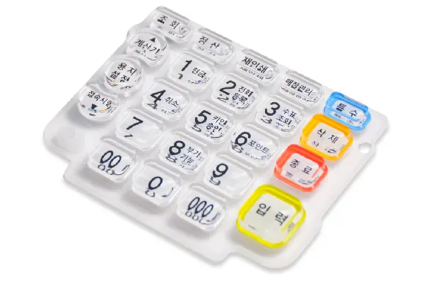 POS金融端末用クリスタルボタン
